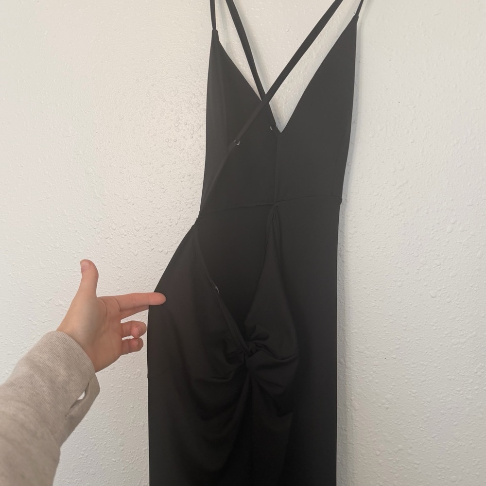 Sleek Black Maxi Dress - Picture 2 of 5
